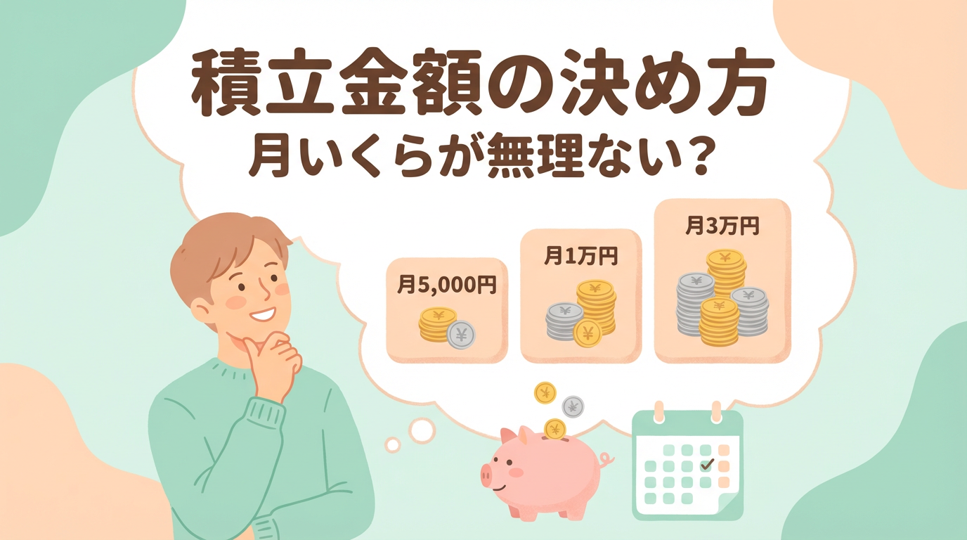 つみたて金額の決め方