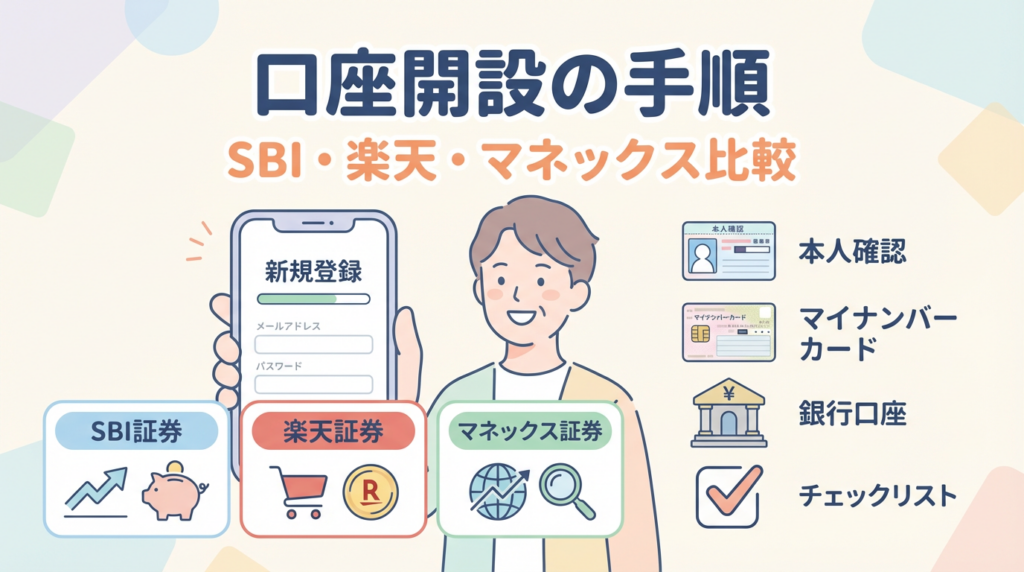 口座開設の手順